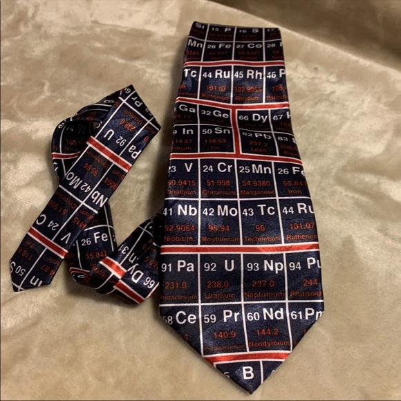 Periodic Table of Elements Neck Tie Steven Harris Chemistry Science Teacher - Picture 3 of 8